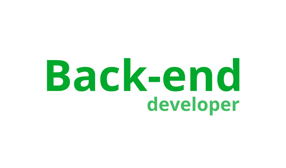 Back-end разработчик